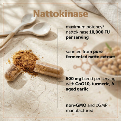 Nattokinase Advanced for Clearing Arteries and Supporting Heart Health